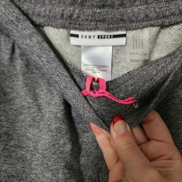 DKNY Sport Womens Logo High Rise Jogger Pants Size 1X - Picture 6 of 10